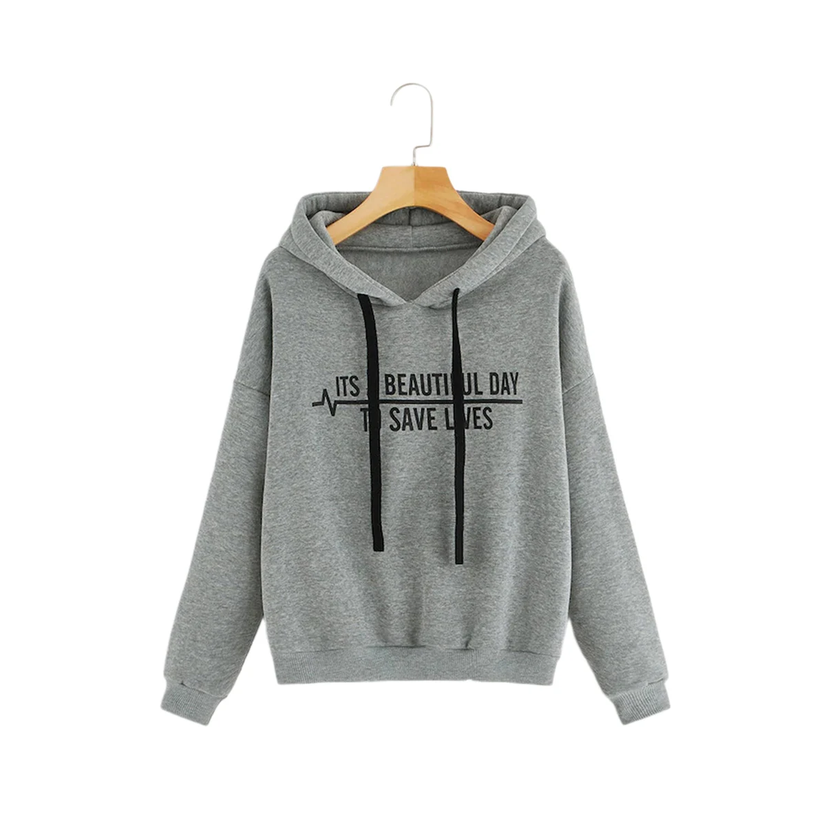 

Women Soft Long Sleeve Hoodies Letter Printed Casual Style Clothes Streetwear Ladies Pullover Loose Breathable Sweatshirts