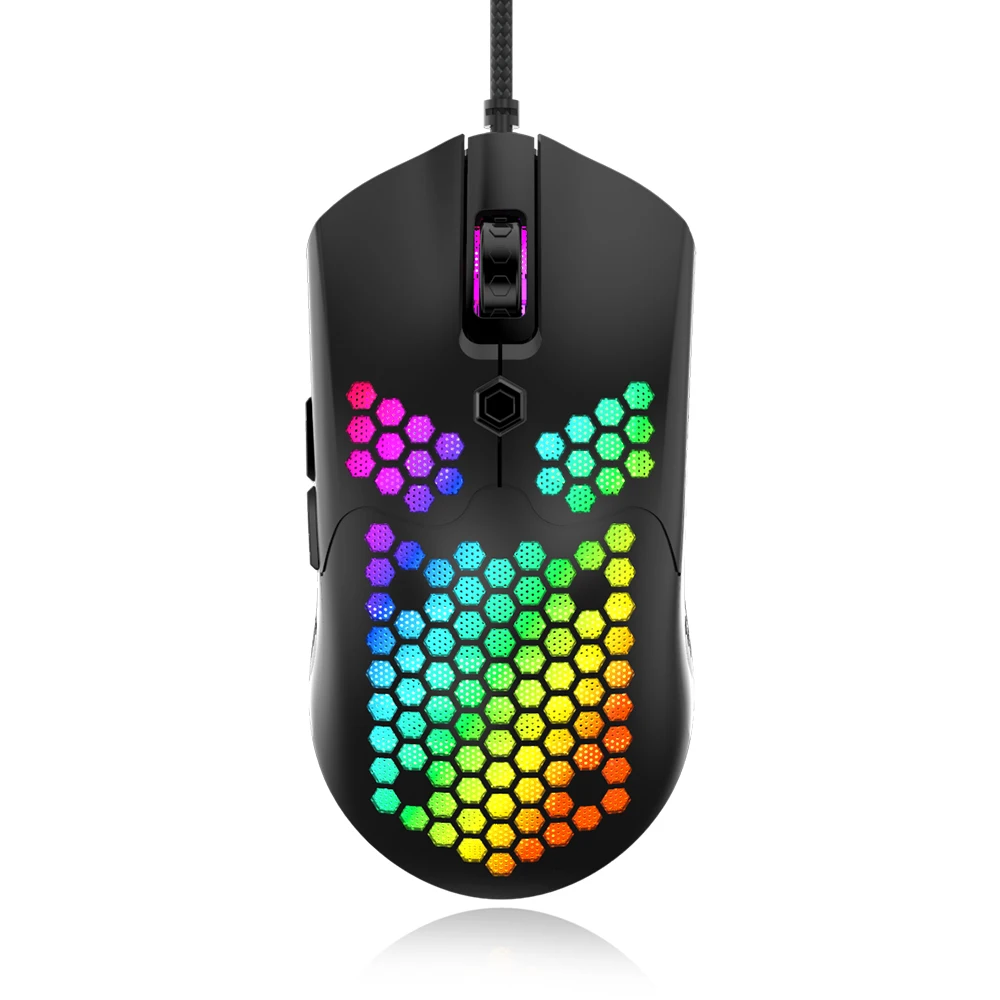 

С украшением в виде кристаллов USB Проводная Мышь usb-проводом, 6 кнопок, четыре Регулировка скорости игровой Мышь Интернет кафе макро программ...