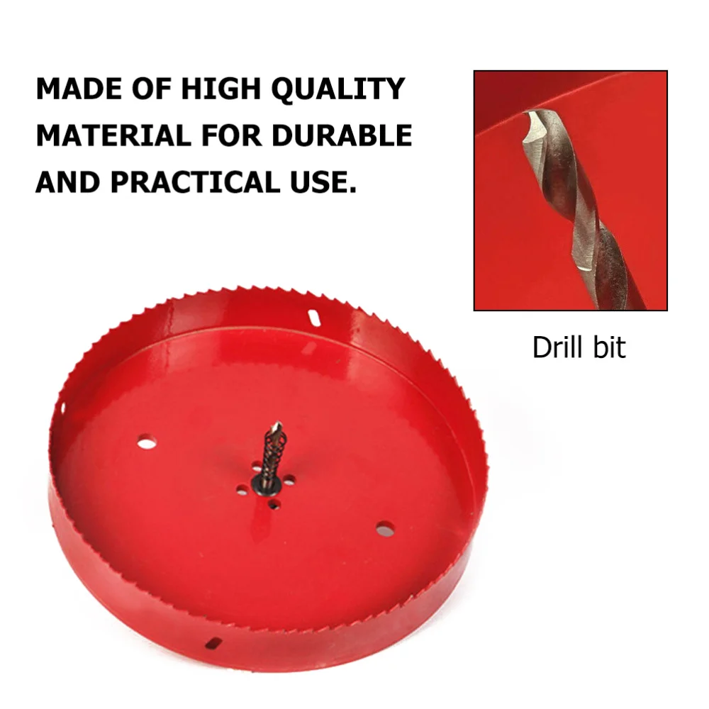 

1Pc 105MM Woodworking Hole Gypsum Board Iron Sheet Metal Drill Bit