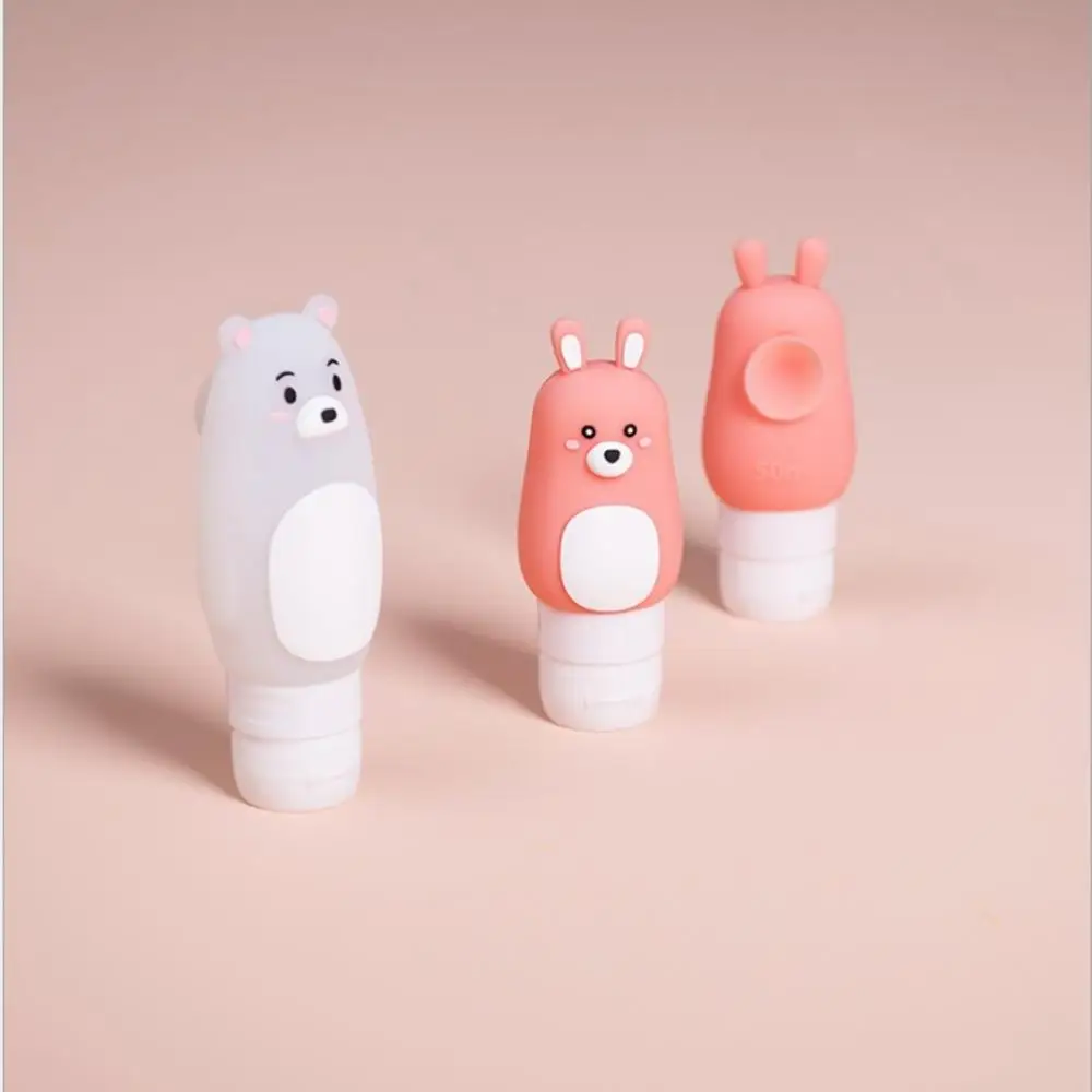 Портативный милые многоразового Путешествия силиконовый пустые бутылки шампуня