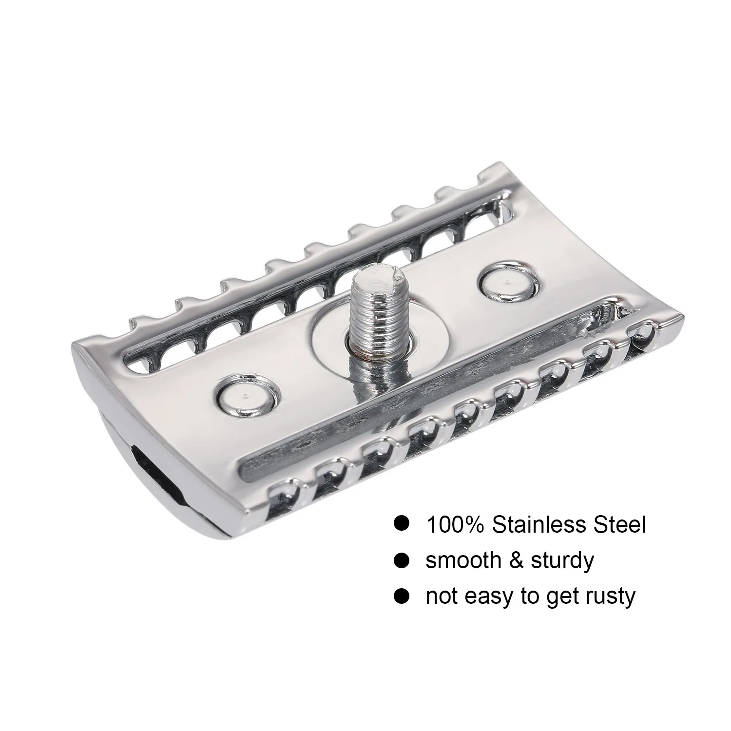 Двусторонняя Безопасная бритва нержавеющая сталь открытая головка безопасная