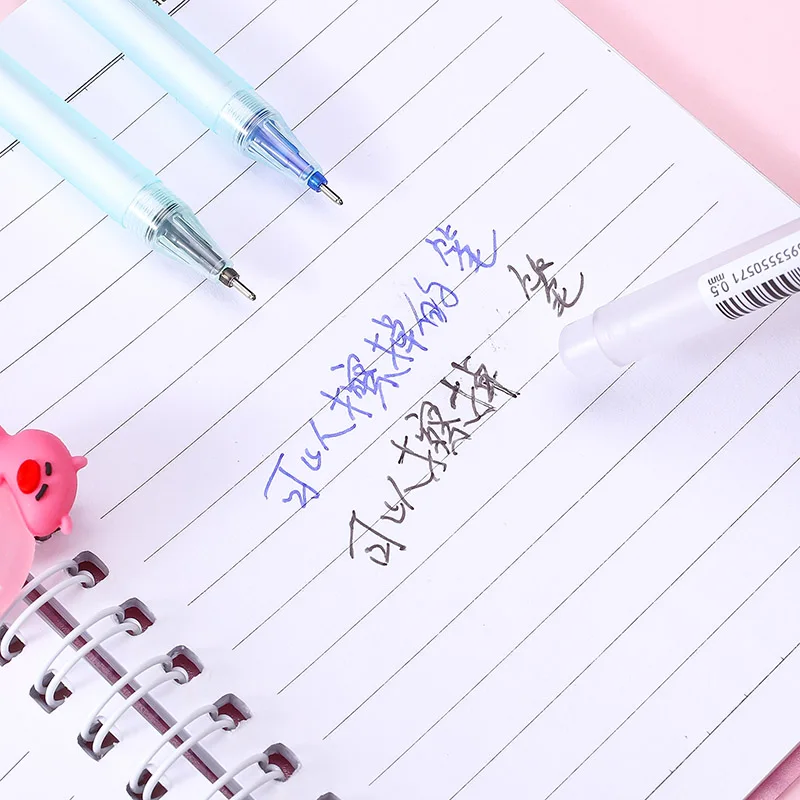 Милый мультфильм животных пончик свинья Дельфин стираемая гелевая ручка кролик