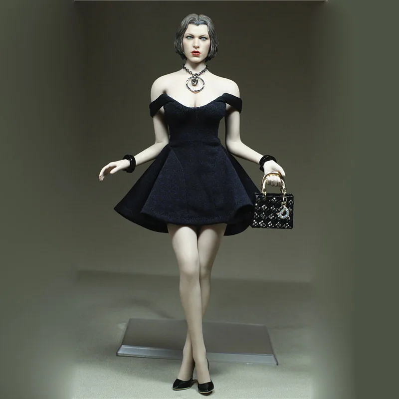 Секс платье Женский солдат с открытыми плечами юбка для 12 дюймов игрушка фигурка