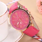 Модные повседневные женские часы Geneva с ремешком двойного уровня кварцевые ручные студенческие модные часы оптом распродажа