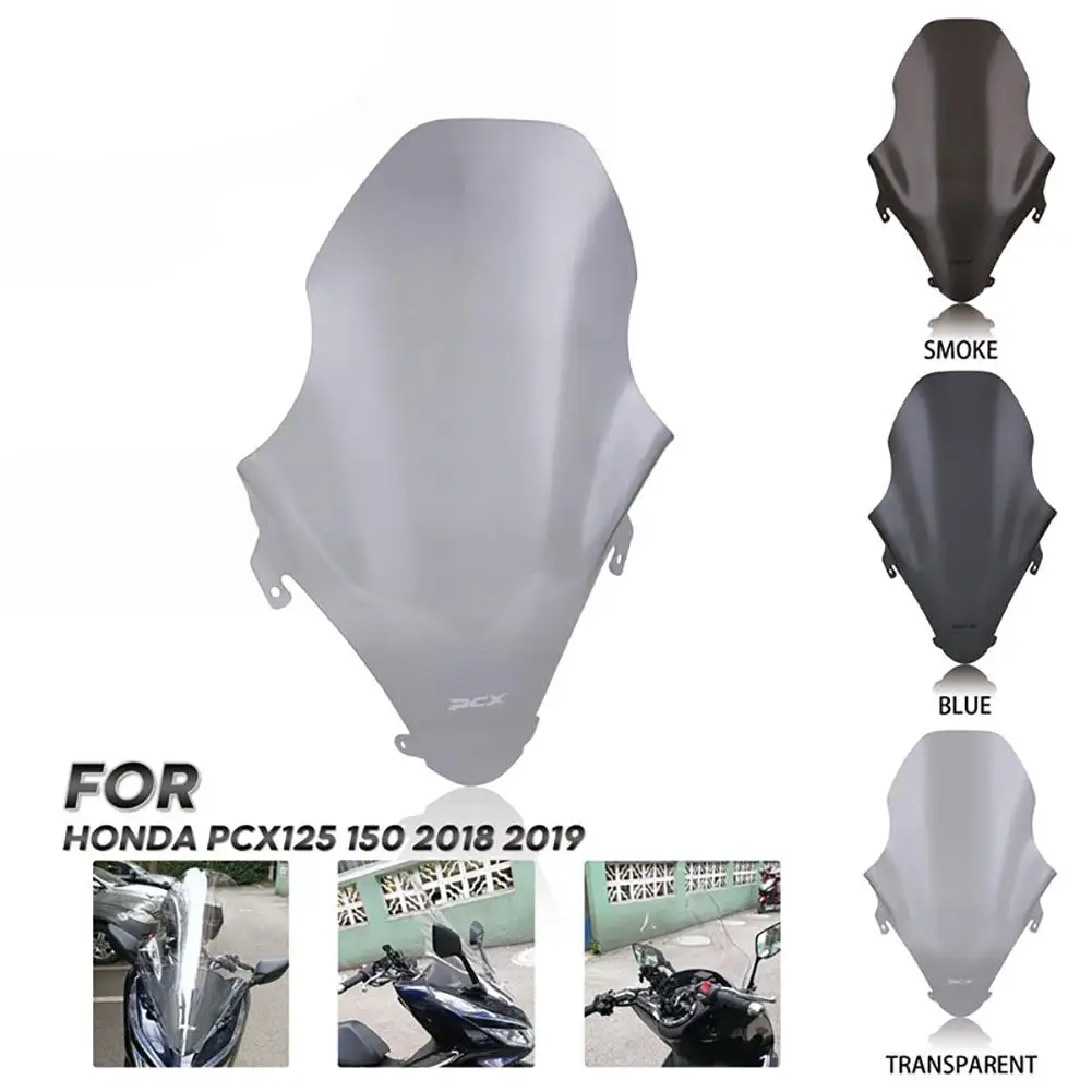 

Лобовое стекло мотоцикла для Honda PCX125 150 18-19 аксессуары для переднего ветрового дефлектора мотоцикла