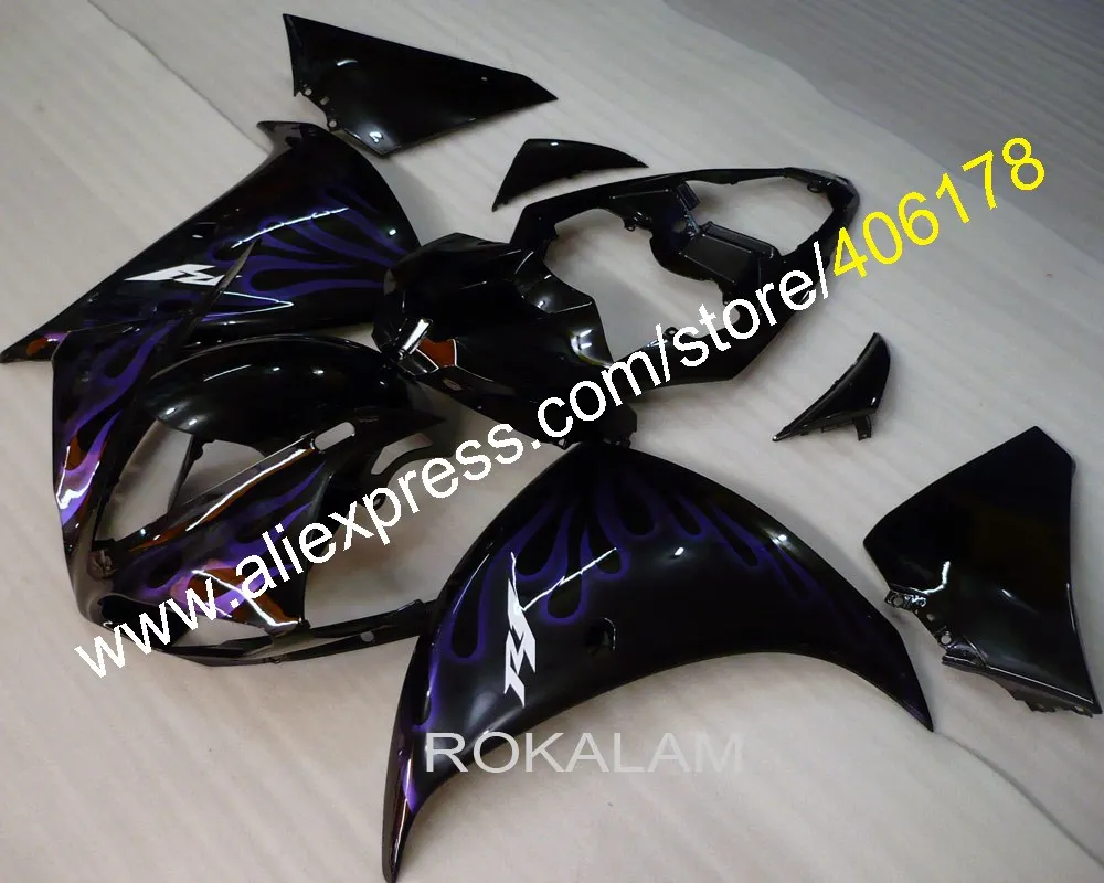 

Blue Flame For Yamaha YZF R1 2009 2010 2011 YZFR1 09 10 11 YZF 1000 YZF1000 Body Fairing Kit (Injection Molding)