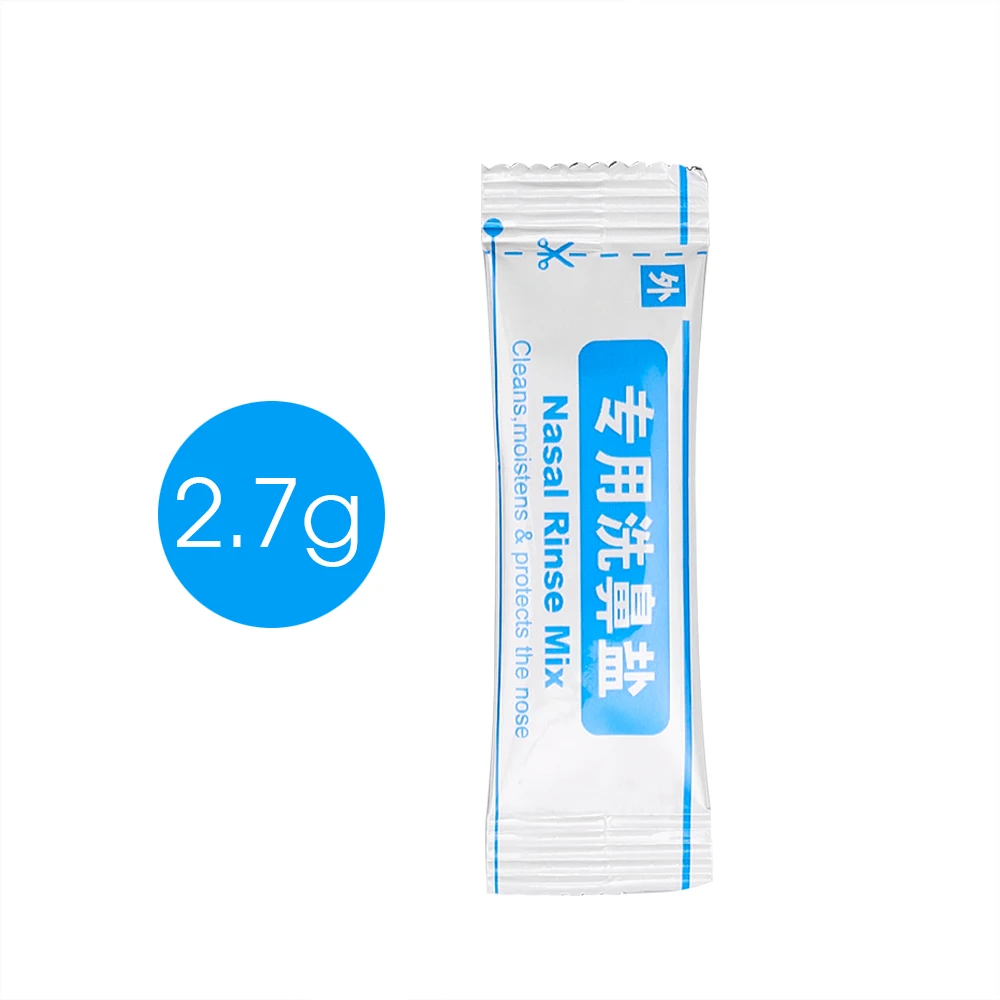 2.7g for 300ml Прямая поставка, 500 мл, нети горшок, забота о здоровье, защита для носа, очищает, увлажняет ребенка, избегает аллергического ринита, ирригатор для взрослых и детей - Цвет: 2.7g for 300ml