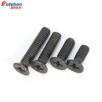 m4m5m6m8 cross recessed counters flat head screw electronic phillip tail screws vis viti parafuso pc tornillos din965 iso7046