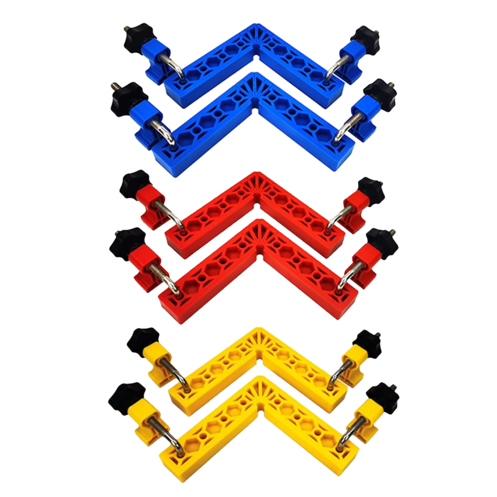 

90 Degree Clamps Positioning Square Right Angle Clamping Tool Carpenters Woodworking Corner Clamps, Plastic