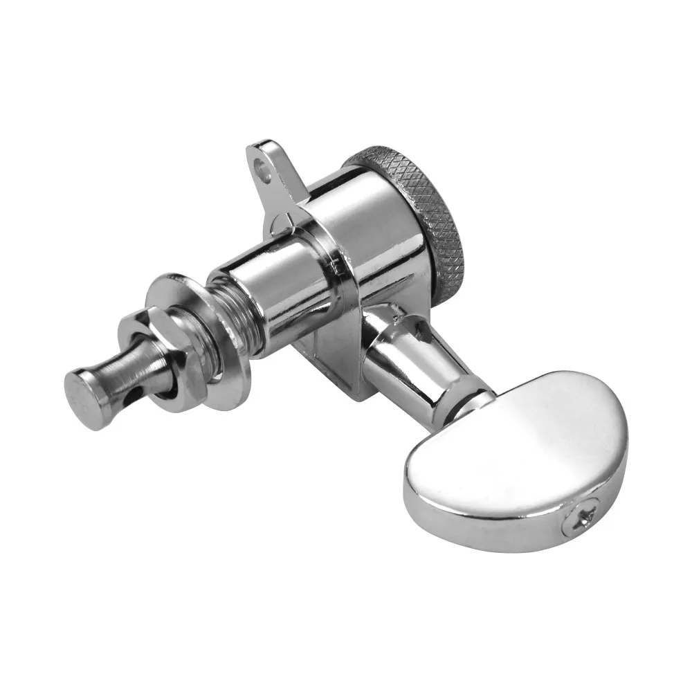 

String Instrument Alloy Metal Electric Guitar Machine Heads Knobs String Tuning Peg Locking Tuners Pack of 6 Pieces Accessories