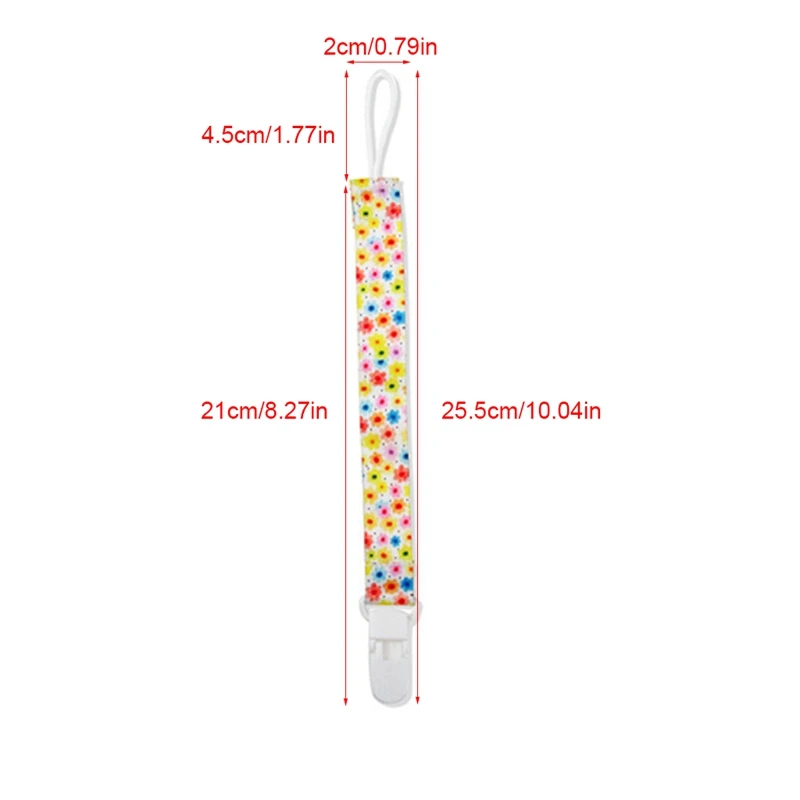 

Baby Pacifier Clip Dummy Holder Soother Chain Drop-resistant Buckle Strap