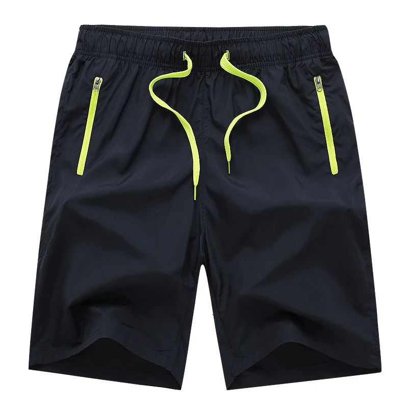 Шорты мужские пляжные быстросохнущие однотонные облегающие Короткие штаны для