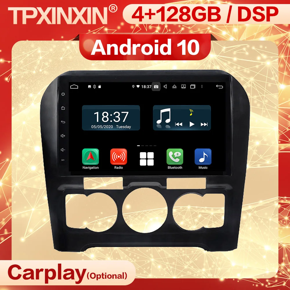 

4+128G Wireless Carplay 2 Din Android Stereo Receiver For Citroen C4 2012 2013 2014 Radio Recorder Audio Screen PLayer Head Unit