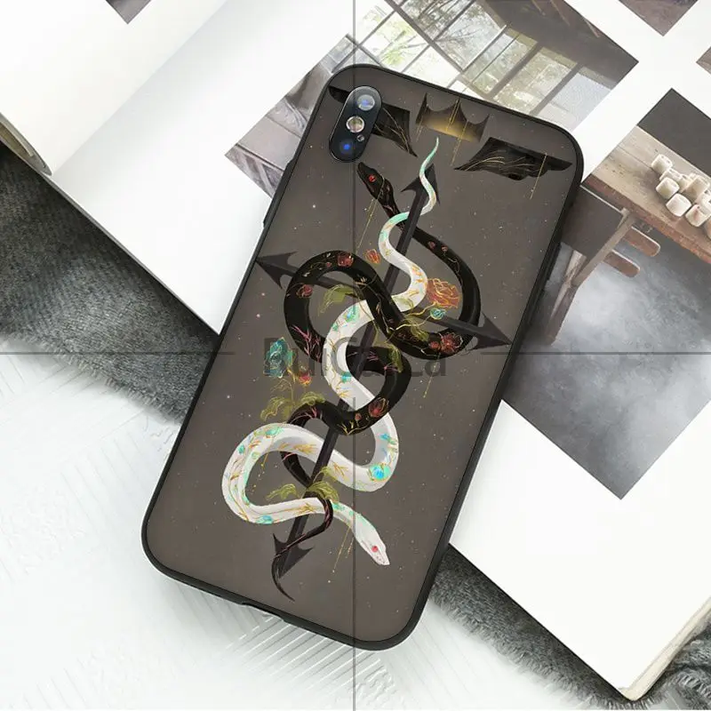 Ruicaica Coral snake animal TPU Silicone Phone Case Cover for Apple iPhone 8 7 6 6S Plus X XS MAX 5 5S SE XR 11 11pro max Cover