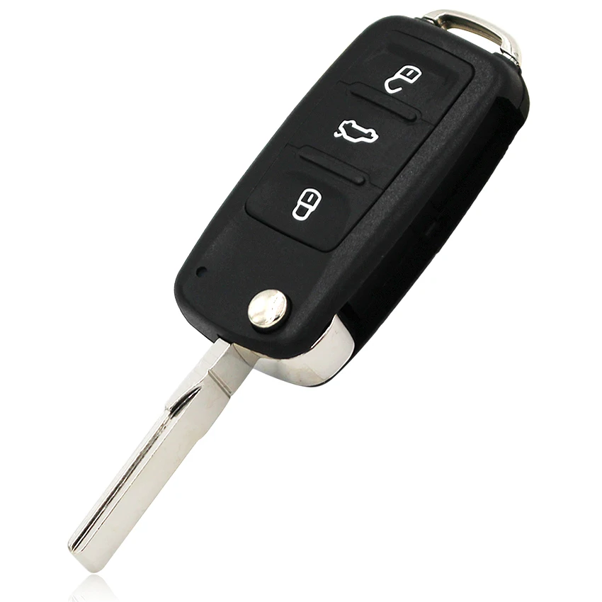 Брелок дистанционного управления с 3 кнопками 5 шт./лот 434 МГц чипом ID48 5K0 837 202 AD