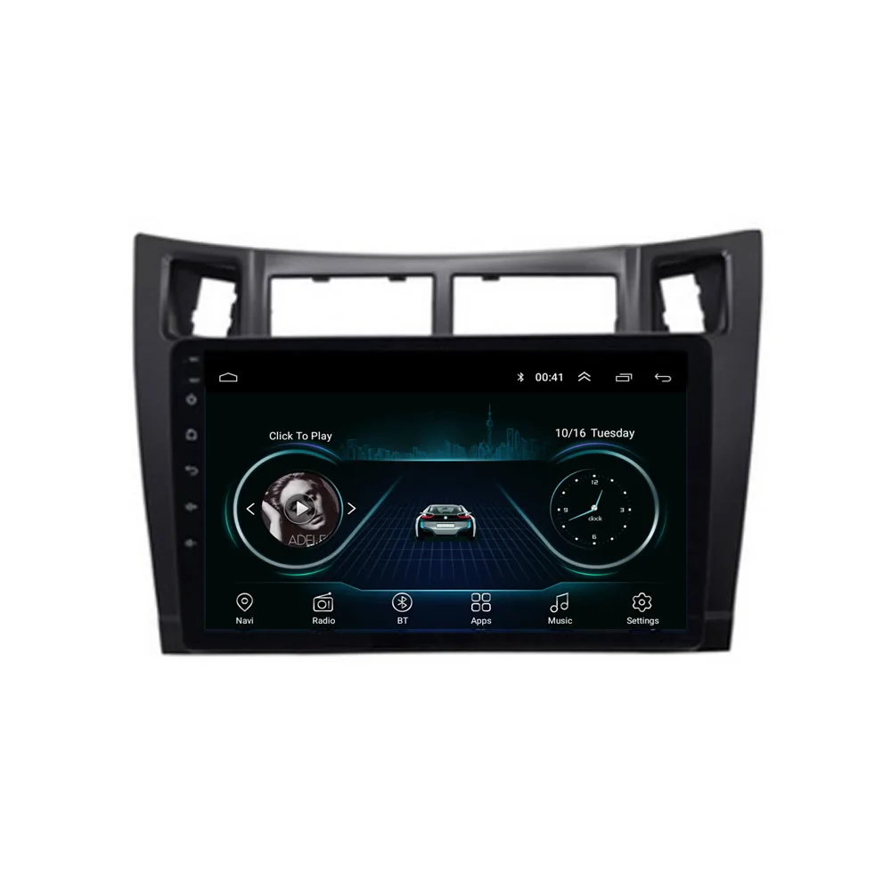 4G LTE Android 10 1 для Toyota Yaris 2005 2006 2007 2008 2009 2010 -2012 Мультимедиа Стерео DVD плеер навигация GPS