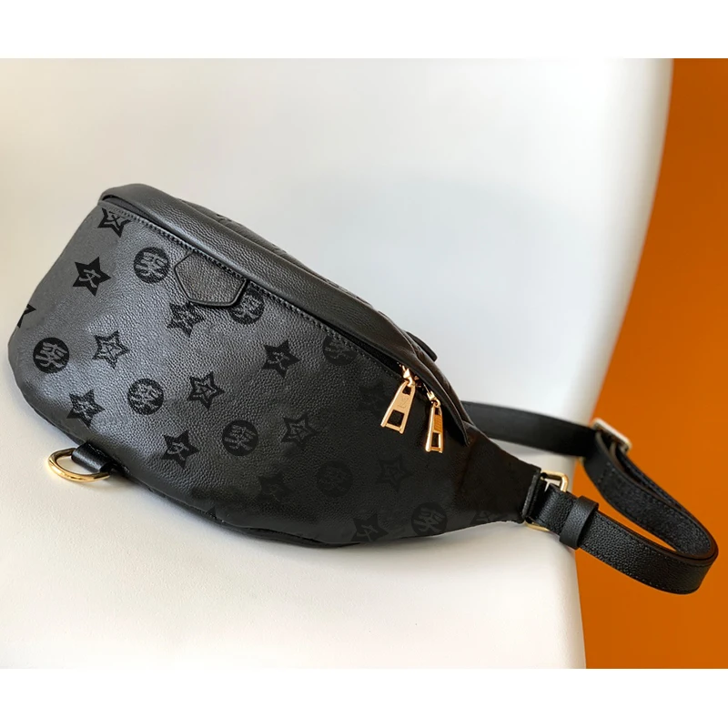 

2022 New vvl fashionable leather crossbody bag women's bag leisure Fanny pack autumn and winter lovers Fanny pack .with box