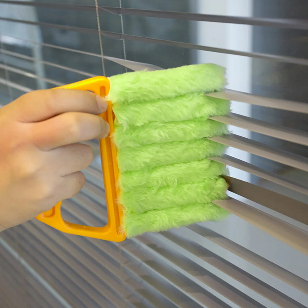 

1pc Window Shutter Brush Mini Practical Hand-held Blind Cleaner Household Tool for Store