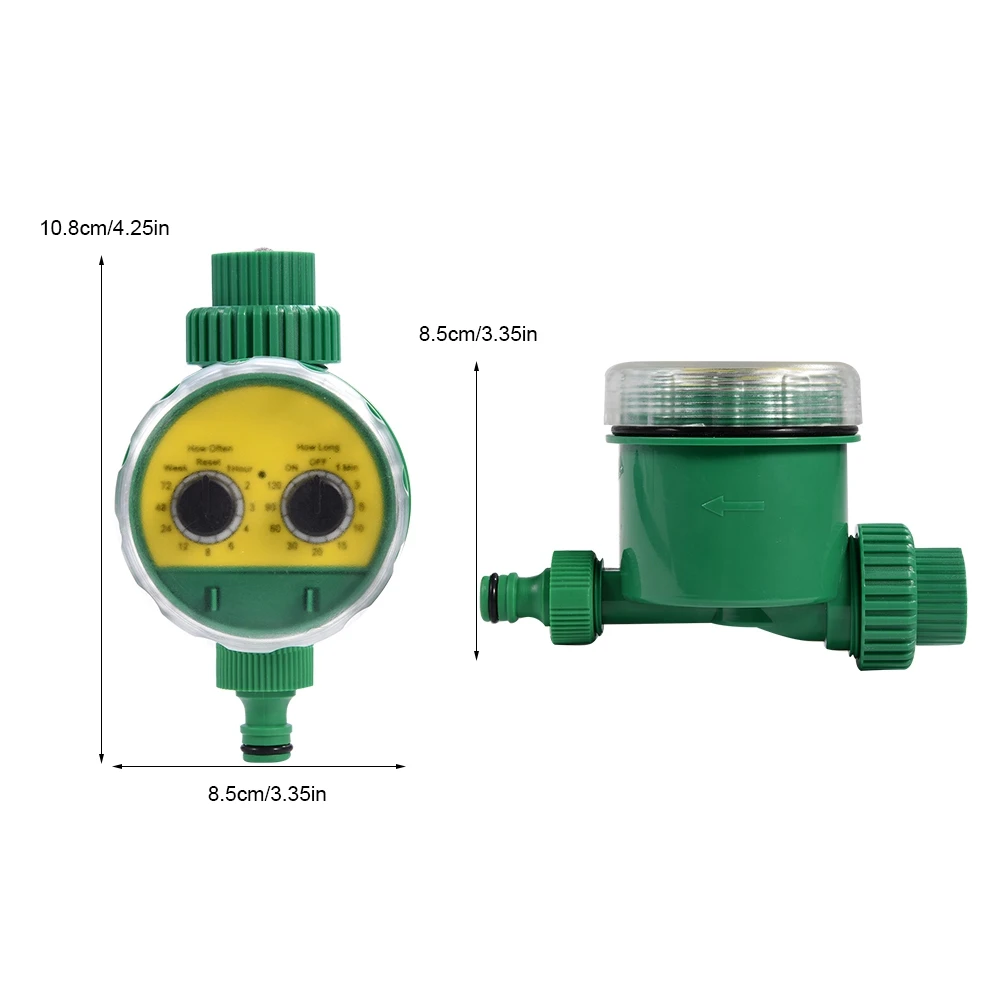 Analogue Two Dial Plastic Water Timer Valves Multi-function Garden Automatic Electronic Watering Faucet Irrigation Controller |
