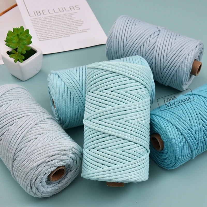 Плетеный шнур для макраме 5 мм * 100 м | Дом и сад