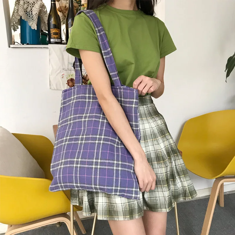 Youda модная женская сумка в клетку большая вместительность Студенческая простая