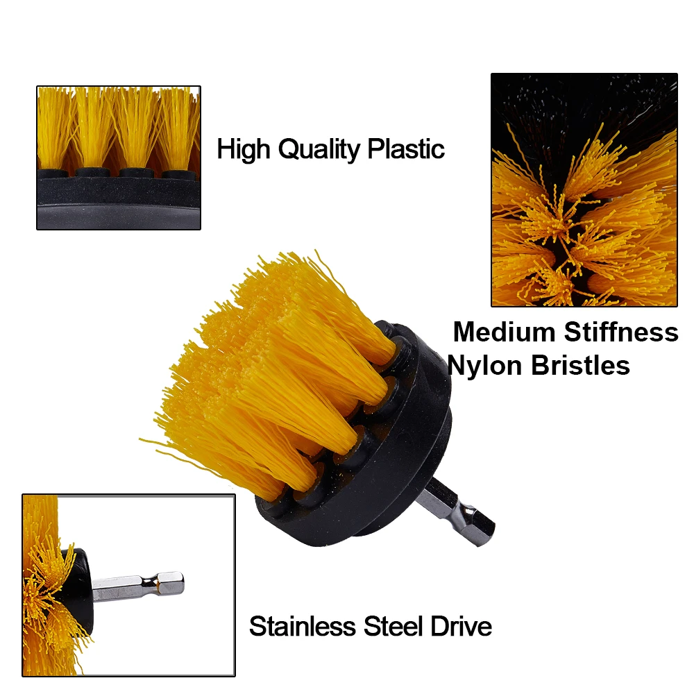 Щетка для чистки автомобильных колес щетка дрели 2 дюйма ванной комнаты душа