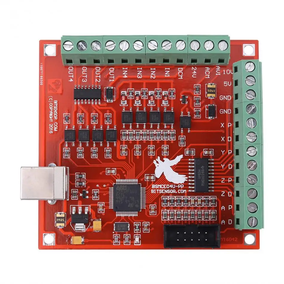 Контроллер двигателя с ЧПУ модуль USB MACH3 100 кГц контроллер плата карты для