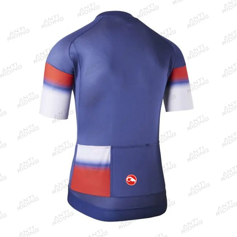 

2021 Summer Men Cycling Jersey Mountain Bike Clothing Anti-UV Racing MTB Bicycle Shirt Uniform Breathable Cycling Clothing Wear