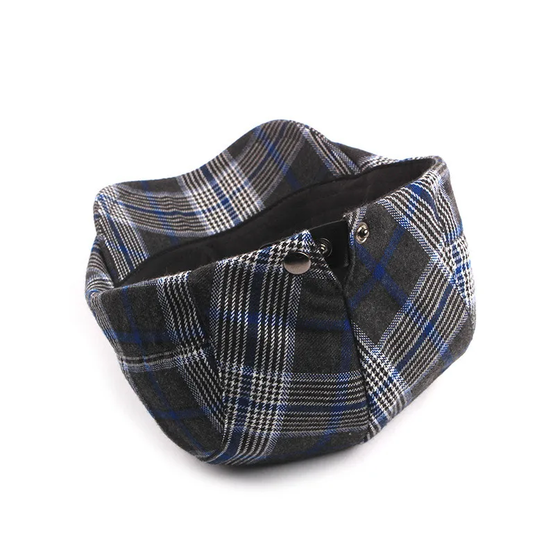 

2020 Spring Summer Plaid Newsboy Caps Men Cotton Flat Peaked Cap Women Painter Beret Hats 26