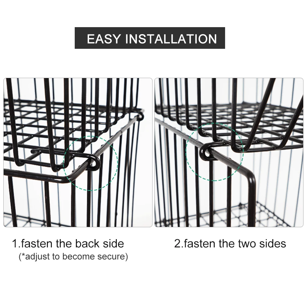 Подвижная железная полка для хранения сушильная сетчатая корзина металлическая