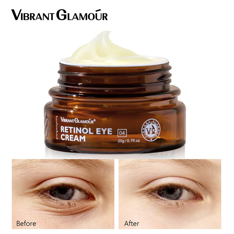 

20g VIBRANT GLAMOUR Moisturizing Eye Cream Anti-Aging Remove Wrinkle Dark Circles Lifting Brightening Facial Skin Care TSLM2