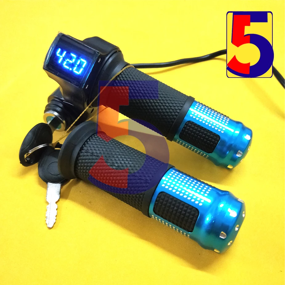 Электрический велосипедный руль дроссельной заслонки 12-99 в ЖК-дисплей