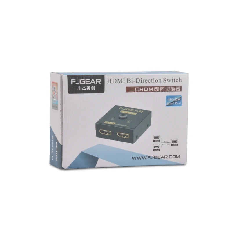 HD HDMI Switcher Two 2 in 1 out Splitter 4K Computer Monitor Split-Screen Device | Электроника