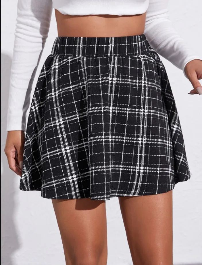 

Женские модные мини-юбки с высокой талией, женские плиссированные юбки с цветными вставками, полуплатье