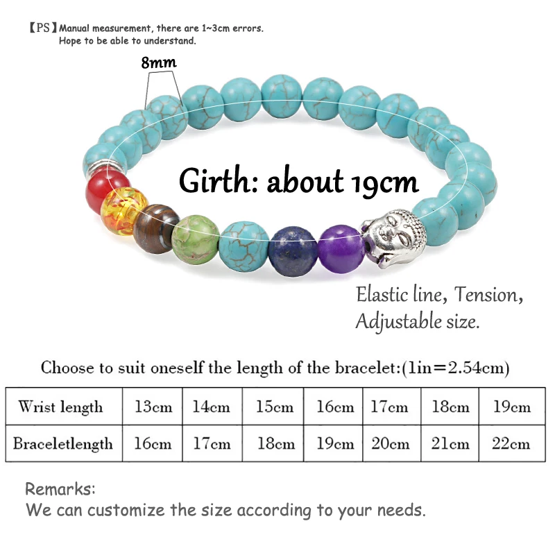 Натуральный черный матовый вулканическая лава 8 мм бусины рейки 7 Чакра Будда