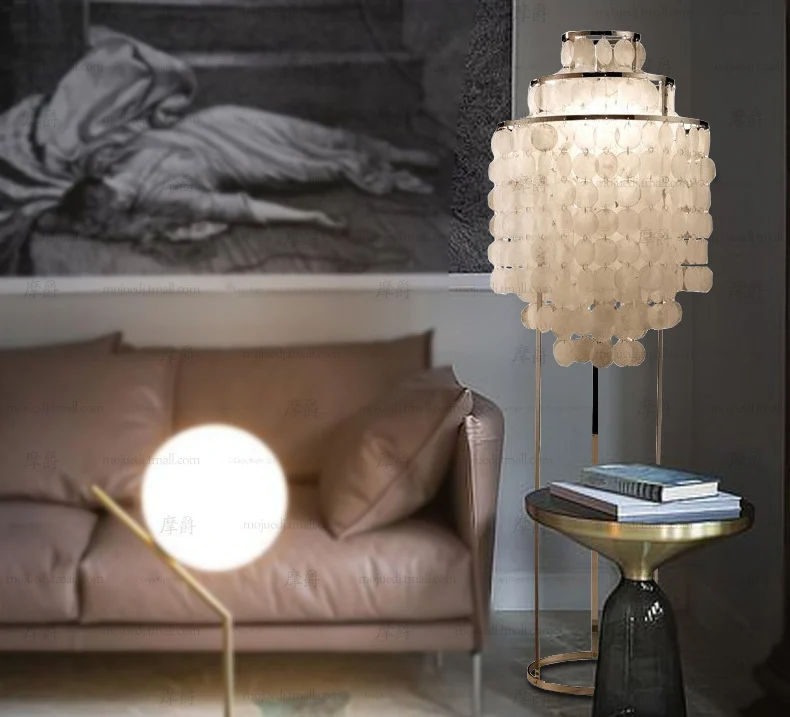 

Современный минималистский белый корпус торшер спальня столовая E27 110-220v