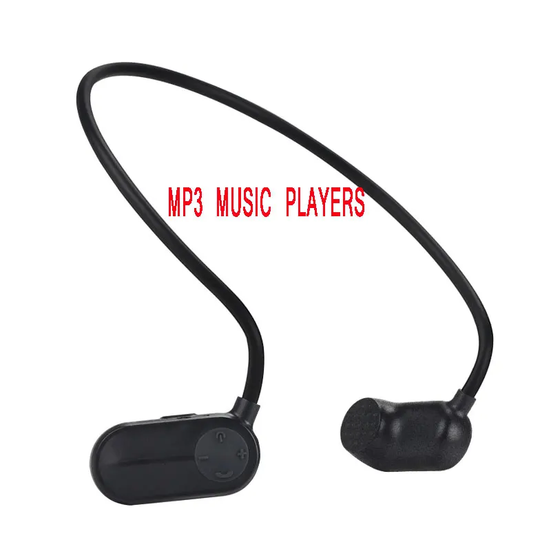 mp3 Black MP3-плеер и Bluetooth PT-X V31 костной проводимости HIFI водонепроницаемые наушники для плавания на открытом воздухе USB MP3 Музыкальные плееры - Цвет: mp3 Black