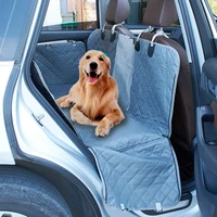 nonslip pet dog carriers waterproof rear back car seat cover mats hammock protector with storage pockets transportation