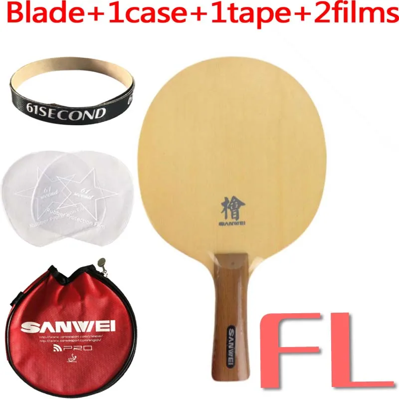 FL with Y 1 case Sanwei H10 лезвие для настольного тенниса - Цвет: FL with Y 1 case