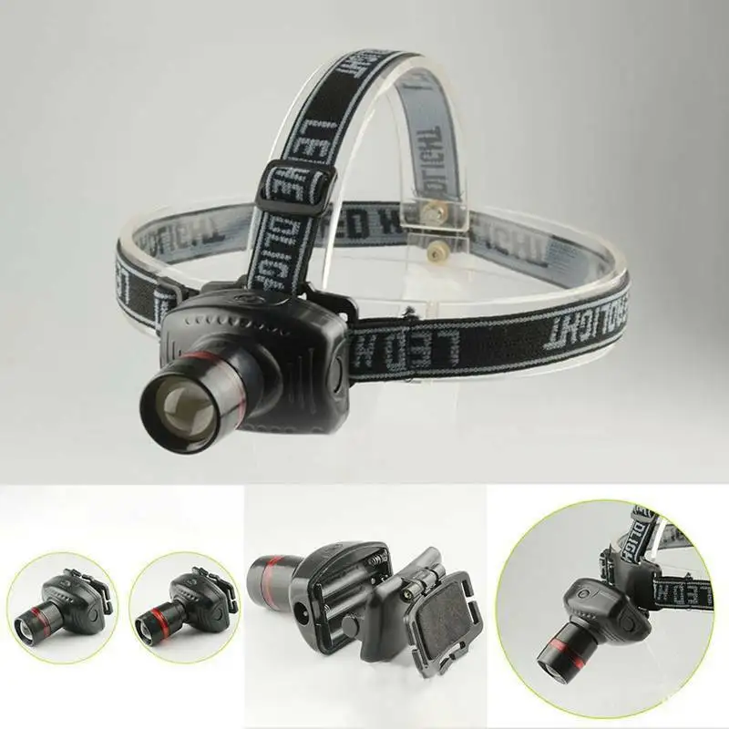

ULTRA BRIGHT HEAD TORCH LIGHT LAMP CAMPING HIKING FISHING LIGHTING CAR 3-