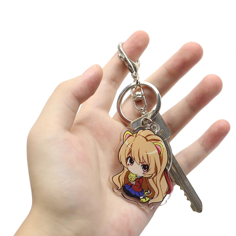 Тигровый Дракон Toradora! Aisaka Taiga брелок Kawashima Ami Kushieda Minori аниме фигурка акриловая