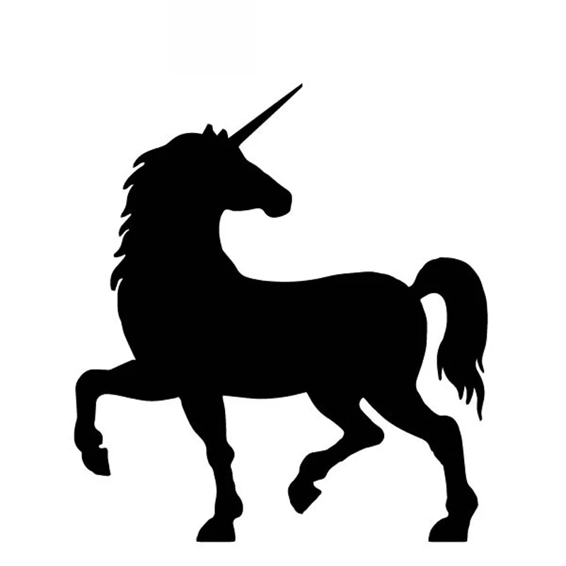 

Unicorn Cartoon Decals High Quality Car Decoration Personality PVC Waterproof Car Window Decals Cover Scratches Waterproof