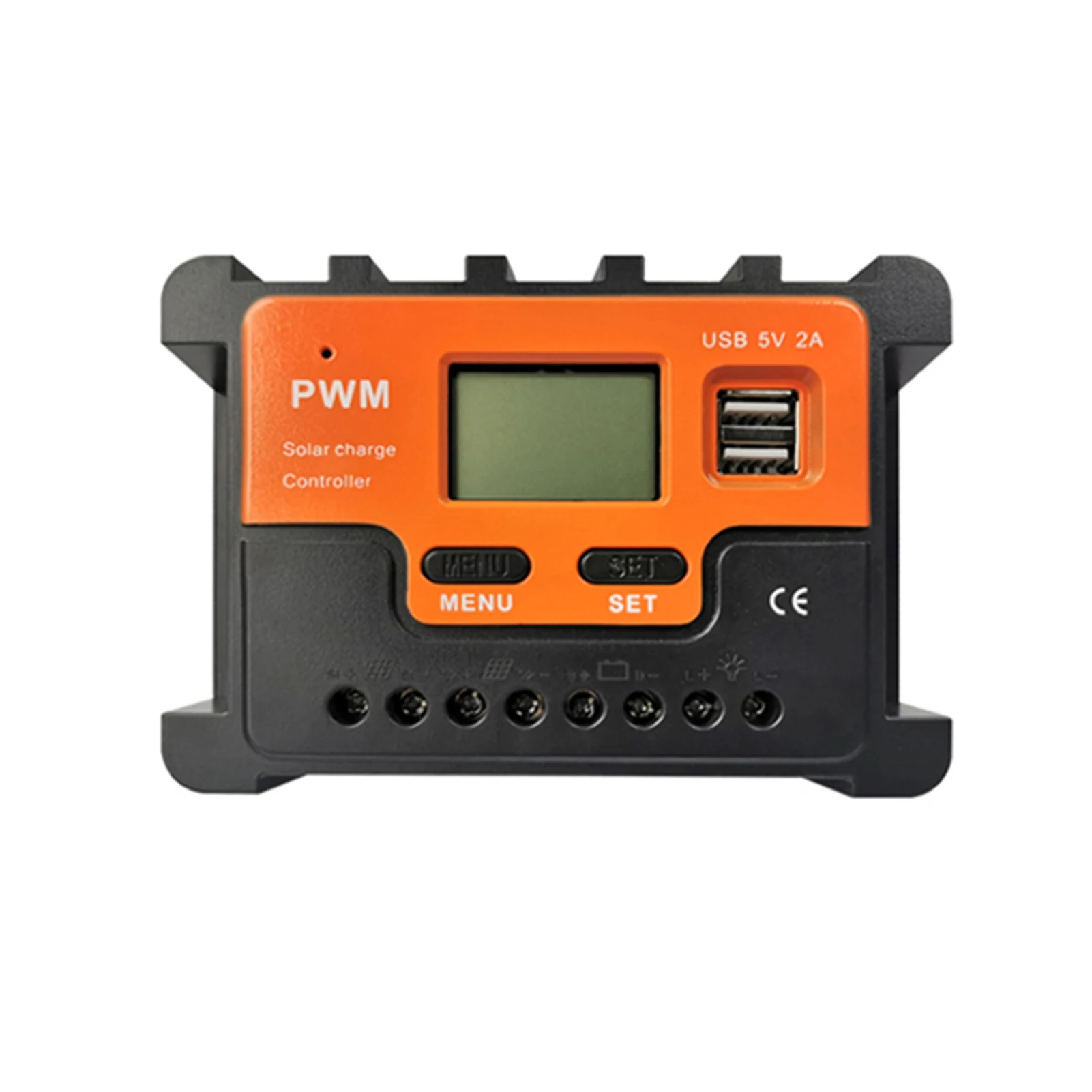 

10A/20A Auto Solar Charge Controller LCD Dual USB Solar Panel Regulator Dual USB Voltage Charger 12V24V Power