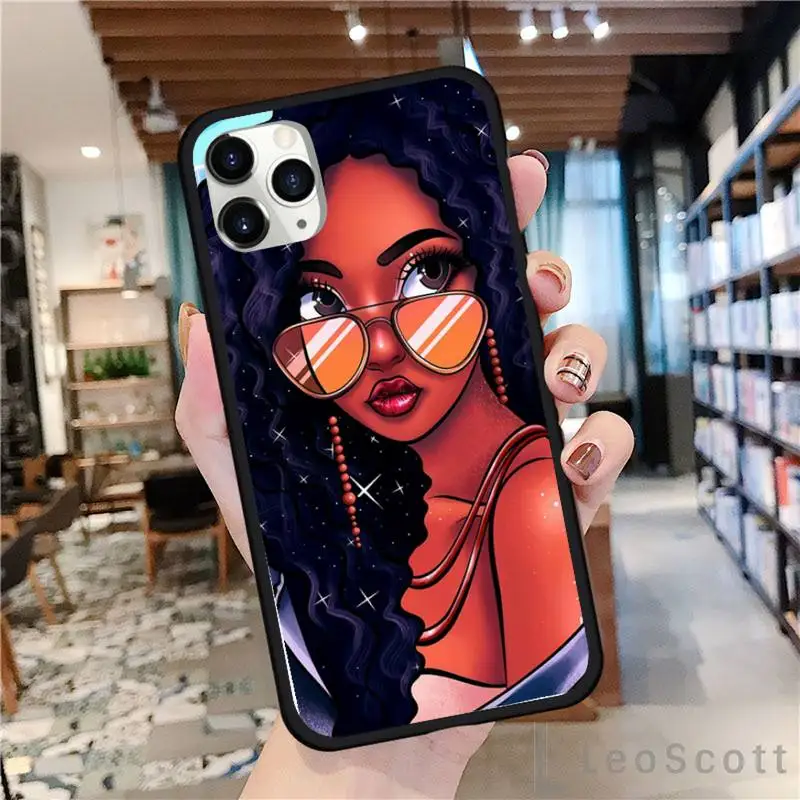 

girl Comic sexy cute Crown Phone Case For iphone 8 11 12 Redmi note 8 9 s huawei p 30 pro lite plus cover shell funda