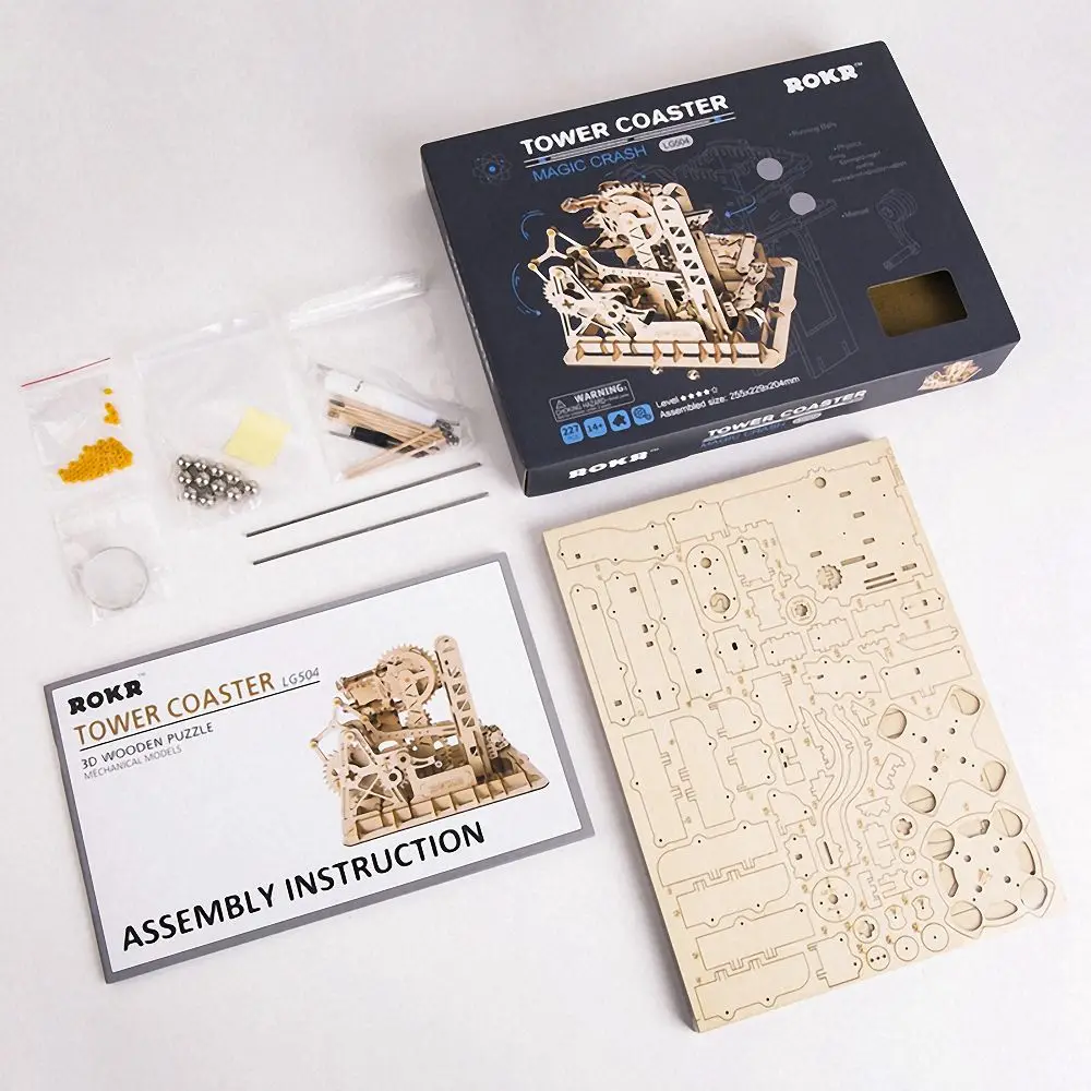 Дети взрослые 3D деревянные горки Пазлы Набор Обучающие игрушки для детей