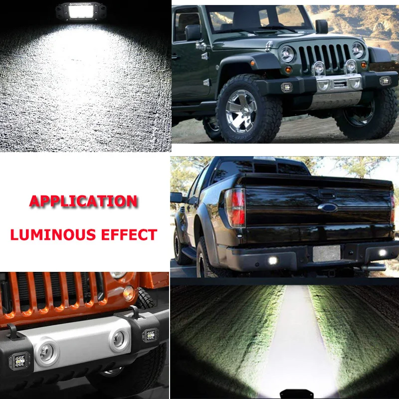 Рабочий свет 5 дюймов 39 Вт светодиодный бар внедорожный 4x4 фонарь прожектор для SUV
