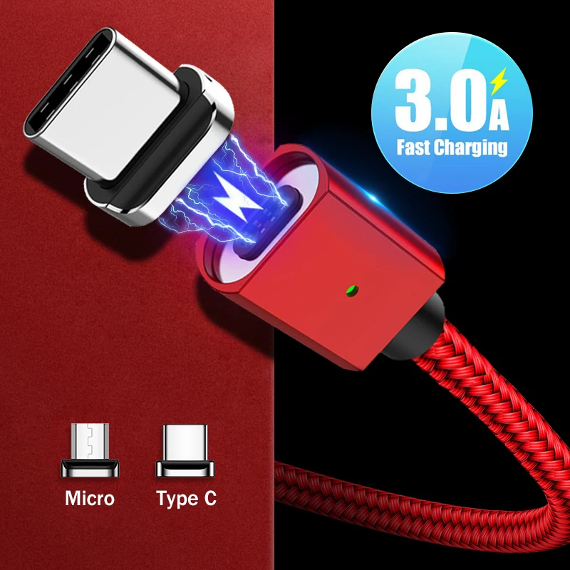 Магнитный зарядный кабель USB Type C 3 А|Кабели для мобильных телефонов| |