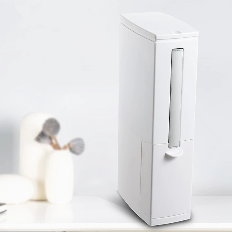 Мусорный бак для ванной 3 в 1 узкая пластиковая мусорная корзина с туалетной