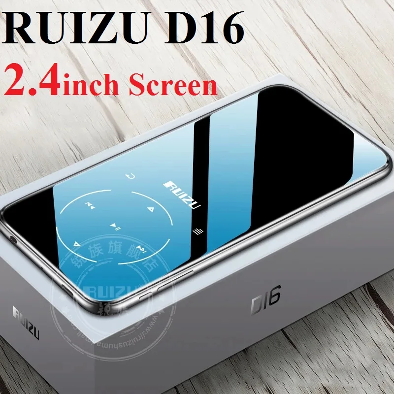 

2023 оригинальный RUIZU D16 MP4 плеер 8 ГБ/16 ГБ экран 2,4 дюйма Bluetooth FM радио Диктофон электронная книга Видео Портативный аудио плеер