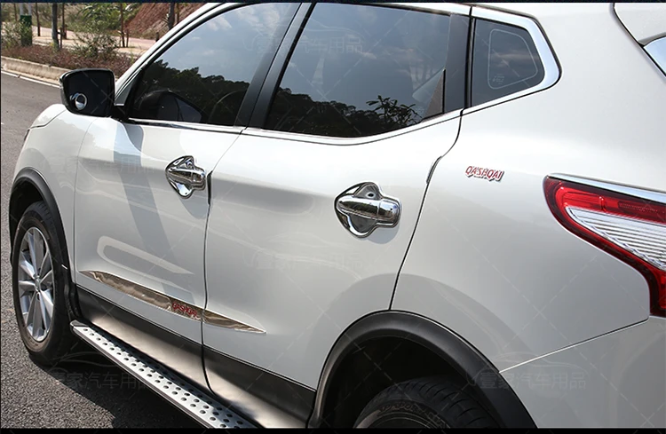 Автомобильные аксессуары для nissan qashqai j11 ABS Хромированная Автомобильная Дверная ручка Крышка Чаша отделка автомобиля Стайлинг